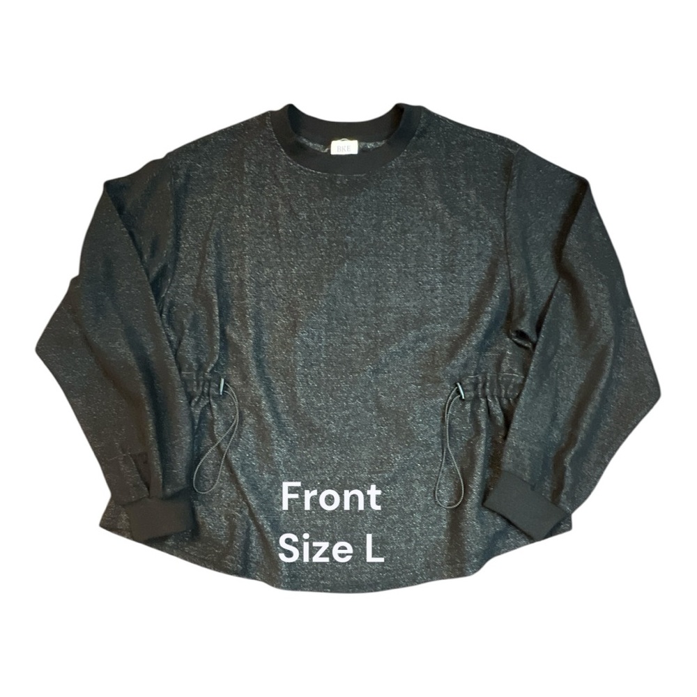 BKE French Terry Pullover cinch sides NWT - Picture 2 of 8